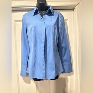 Express Blue Top with Elegant Design